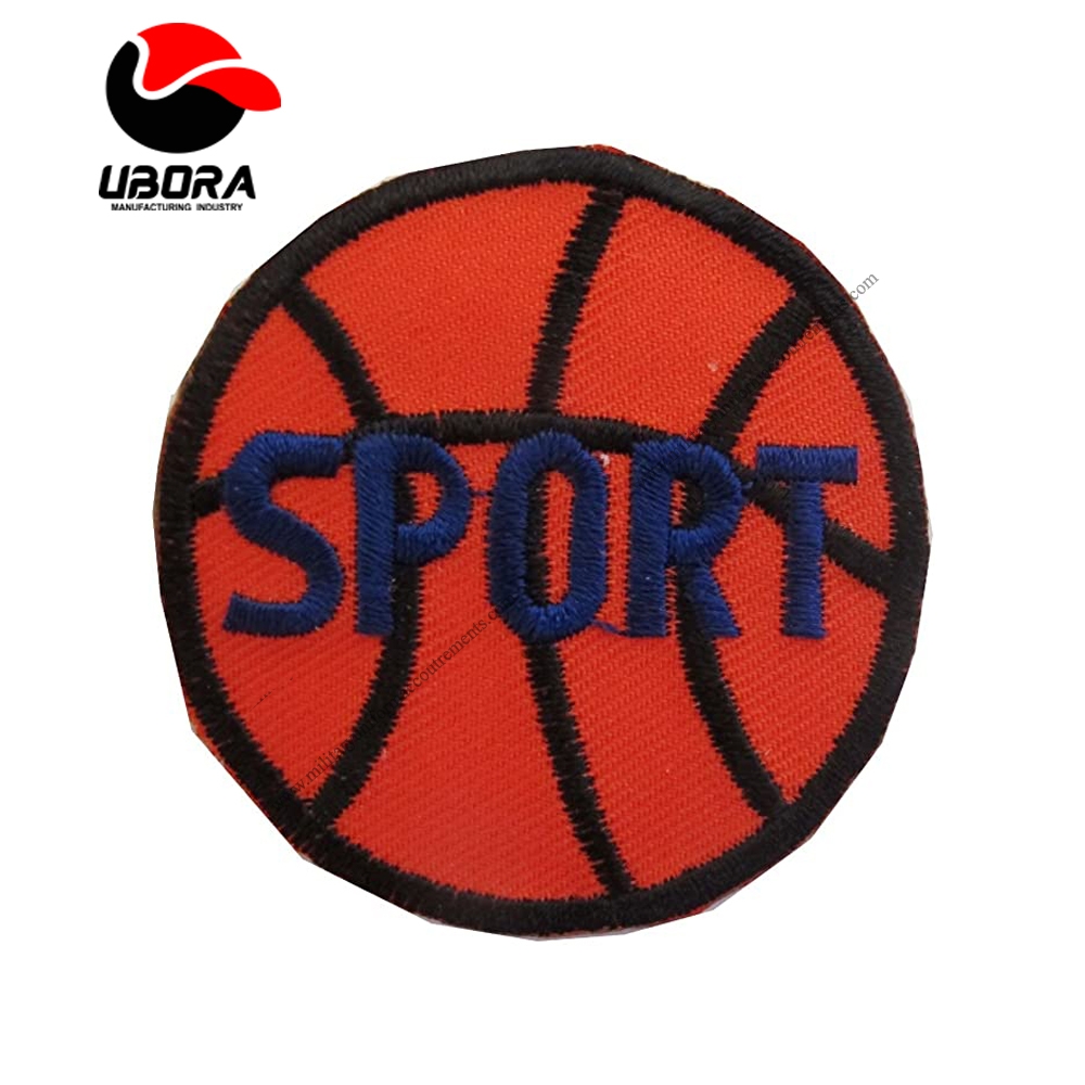 Spk Art Basketball Sport Word Embroidery Iron On Applique Patch, Sew on Patches Badge DIY Craft